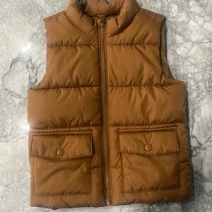 Old Navy Tan Puffer Vest